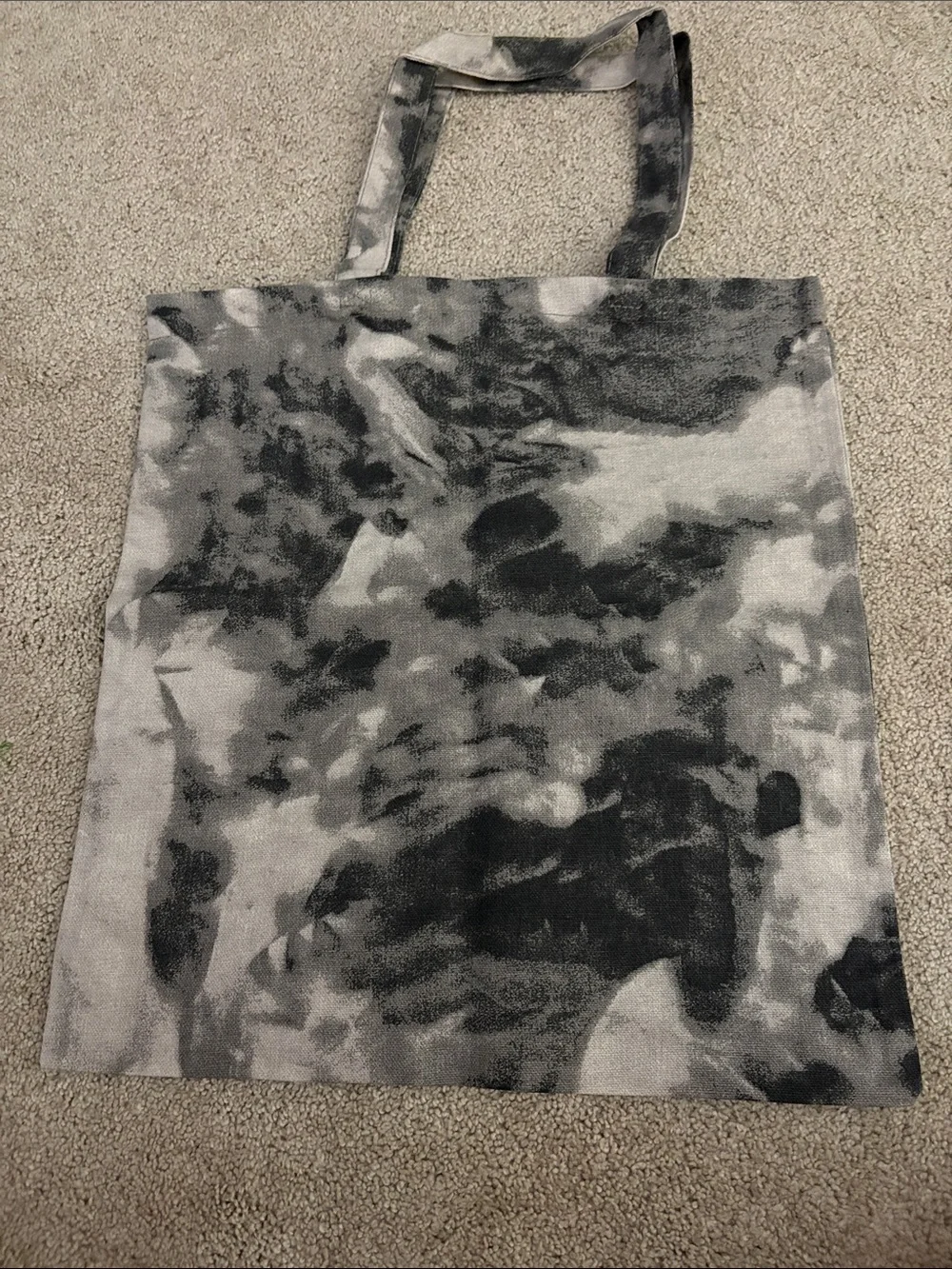 Just a Little Moody Tie-Dye Tote - Pink Graphic